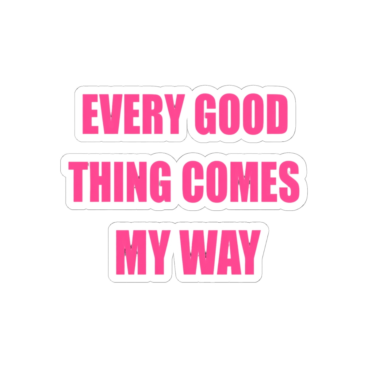 Addison Rae Headphones On Lyrics Sticker | Bold Fan Vinyl Decal - alternate angle 1, merchandise