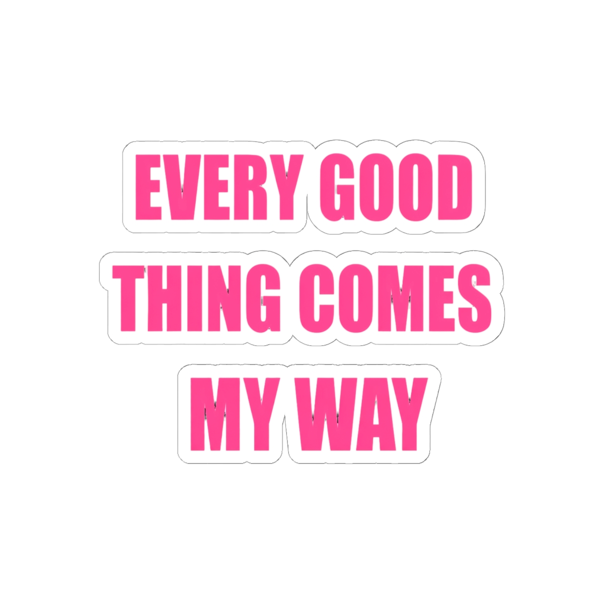 Addison Rae Headphones On Lyrics Sticker | Bold Fan Vinyl Decal