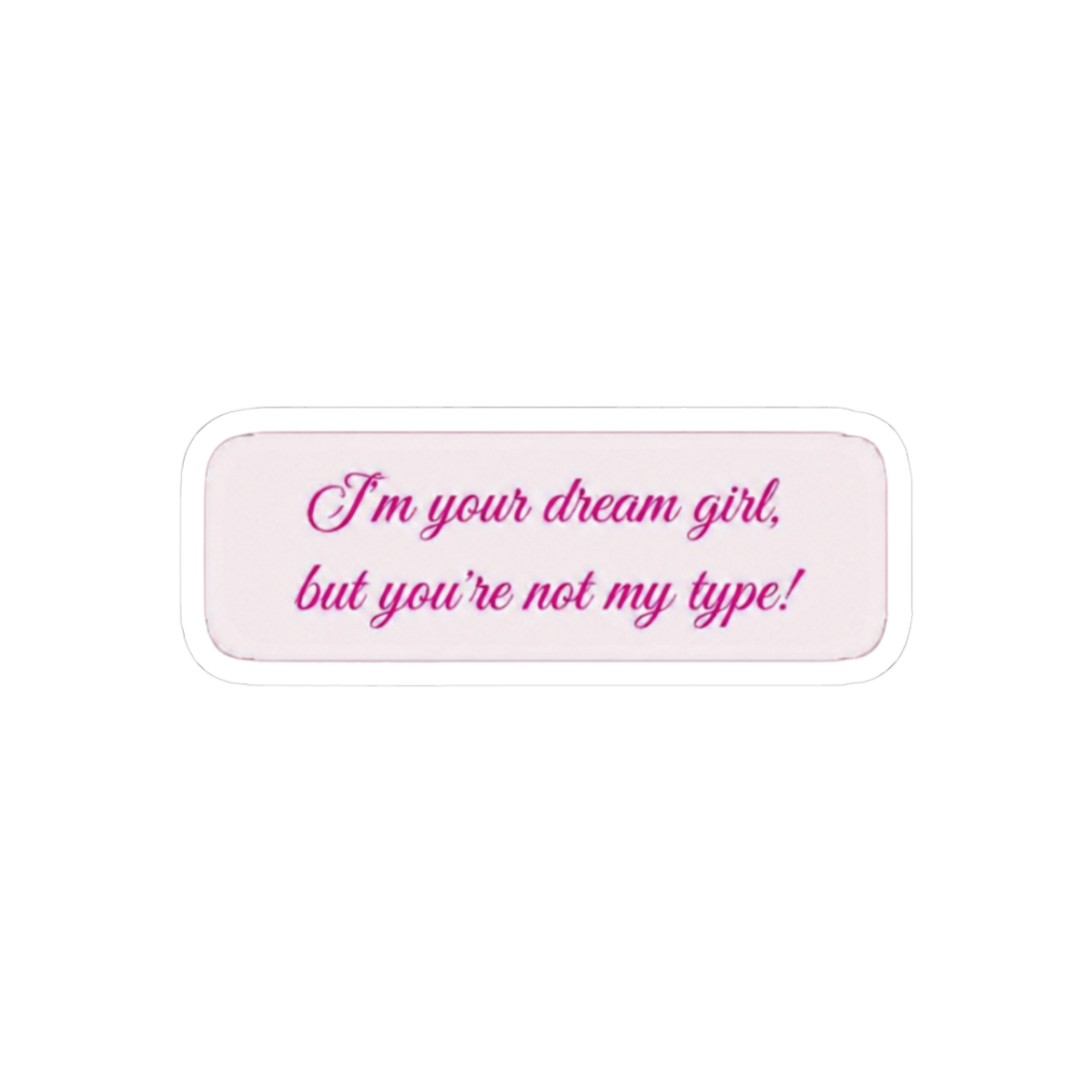 Addison Rae Fame Is A Gun Iconic Lyrics Sticker | Bold Pop Fan Decal