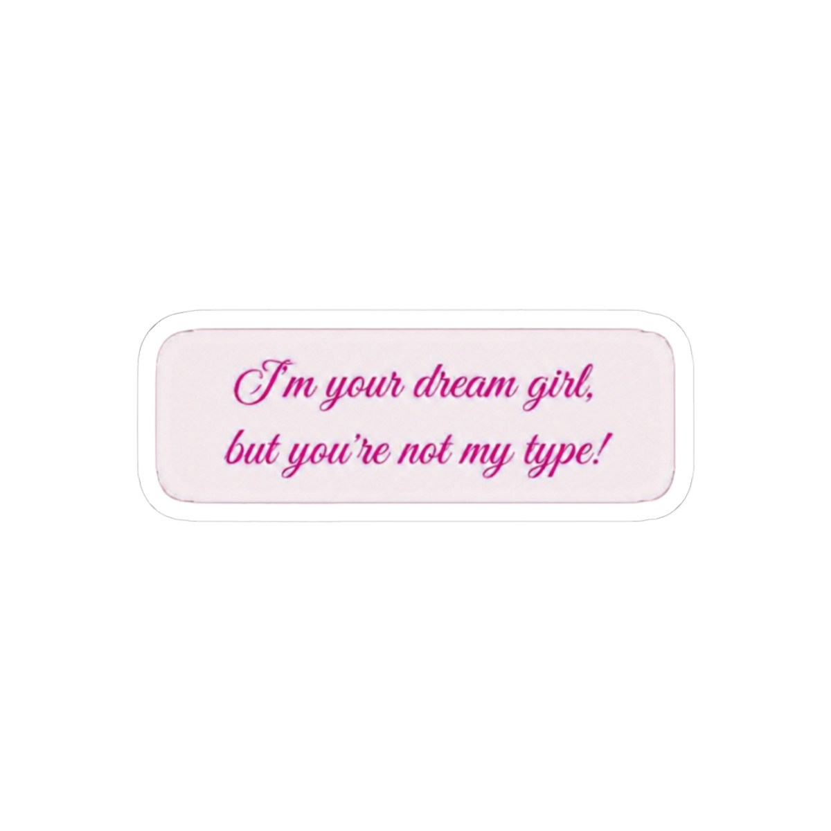 Addison Rae Fame Is A Gun Iconic Lyrics Sticker | Bold Pop Fan Decal - alternate angle 1, merchandise