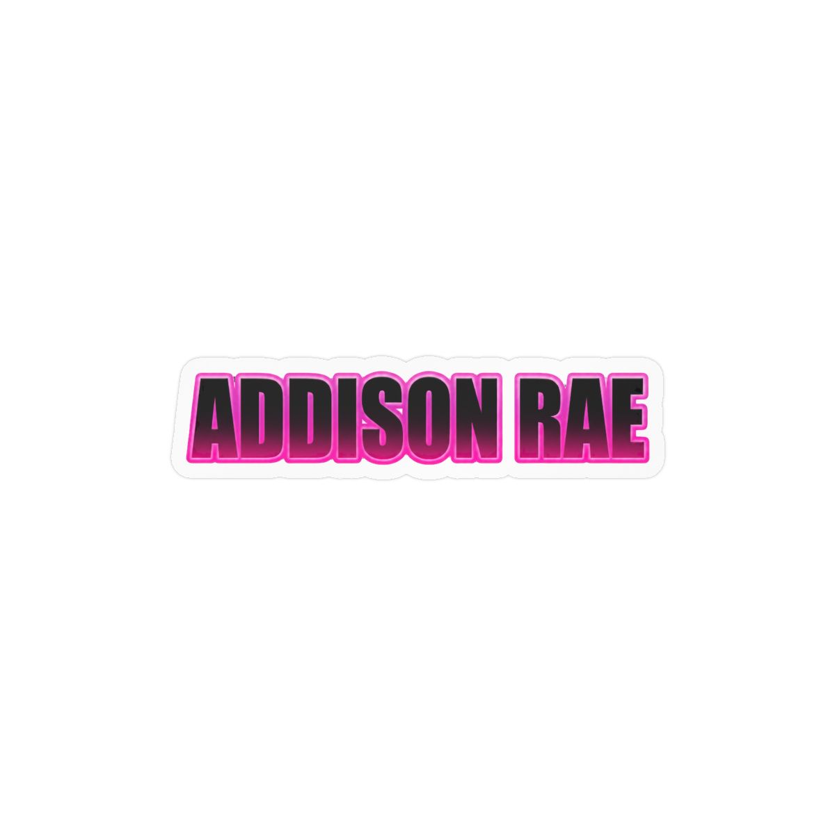 Addison Rae Cute Portrait Sticker | Celebrity Fan Vinyl Decal