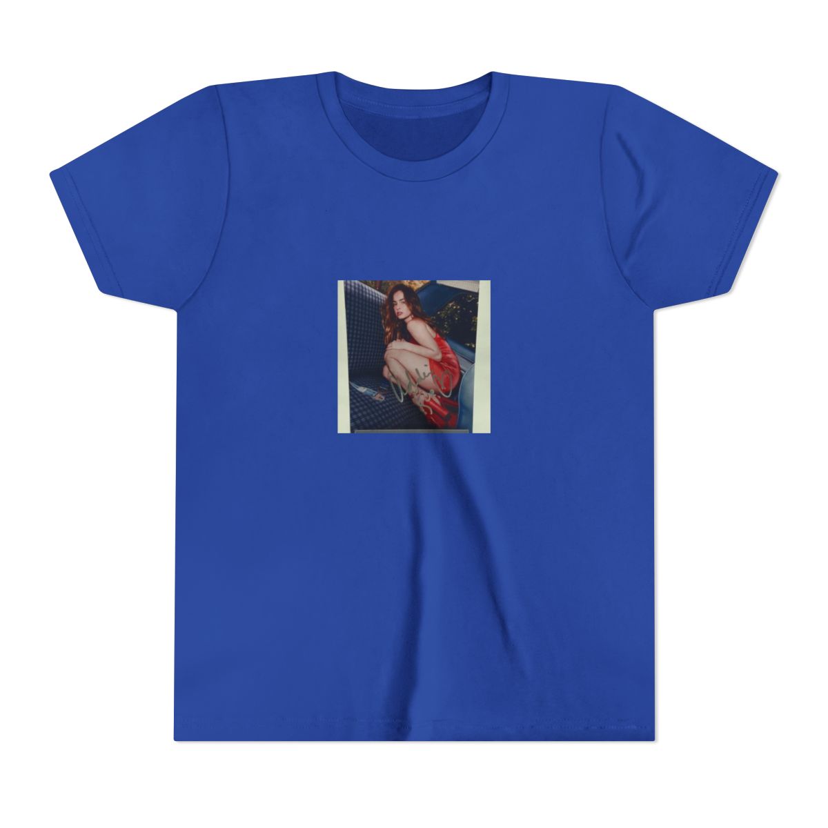 Elegant Red Dress Heels Car Portrait Signed Print Dress (Kids) - Official T-Shirts merchandise